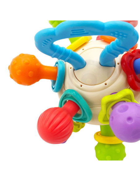 WOOPIE BABY Kolorowa Grzechotka w Kształcie Piłki 0m+