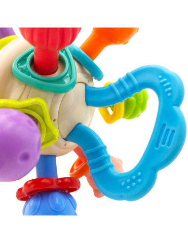 WOOPIE BABY Kolorowa Grzechotka w Kształcie Piłki 0m+