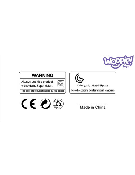 WOOPIE BABY Kolorowa Grzechotka w Kształcie Piłki 0m+