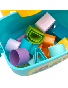 WOOPIE BABY Sorter 2w1 Skrzynka Walizka + Nauka Alfabetu i Kształtów 2