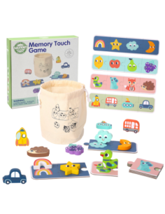 WOOPIE GREEN Układanka Sensoryczna Memory Kształty FSC