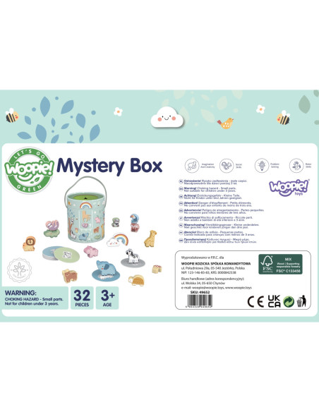 WOOPIE GREEN Tajemnicze Pudełko Dotknij i Dopasuj FSC