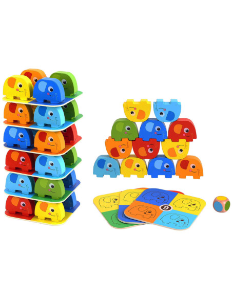 WOOPIE GREEN Słonik na Słoniku Gra Zręcznościowa FSC