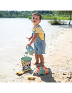 SMOBY GREEN Wiaderko z Akcesoriami do Piasku i Konewką z Bioplastiku 2