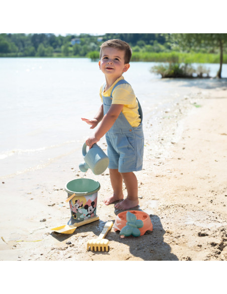 SMOBY GREEN Wiaderko z Akcesoriami do Piasku i Konewką z Bioplastiku