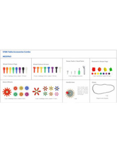 MASTERKIDZ Zestaw Akcesoriów Mix Kołeczki Śrubki Narzędzia 352 el. 2