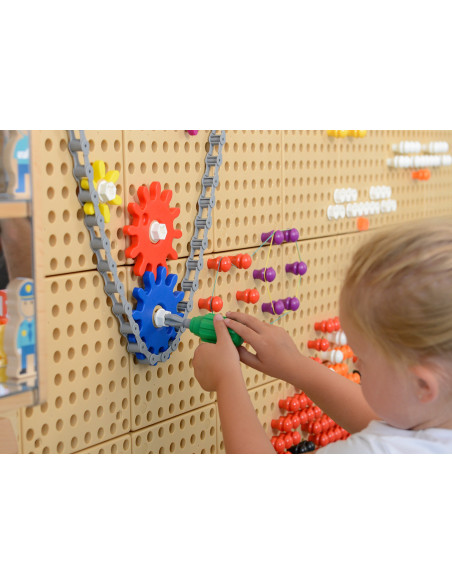 MASTERKIDZ Zestaw Akcesoriów Mix Kołeczki Śrubki Narzędzia 352 el.