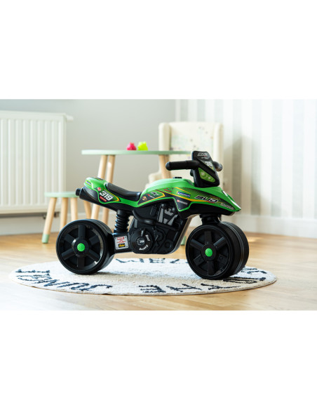 FALK Jeździk Racing Zielony Motorek Szerokie Koła od 1 roku