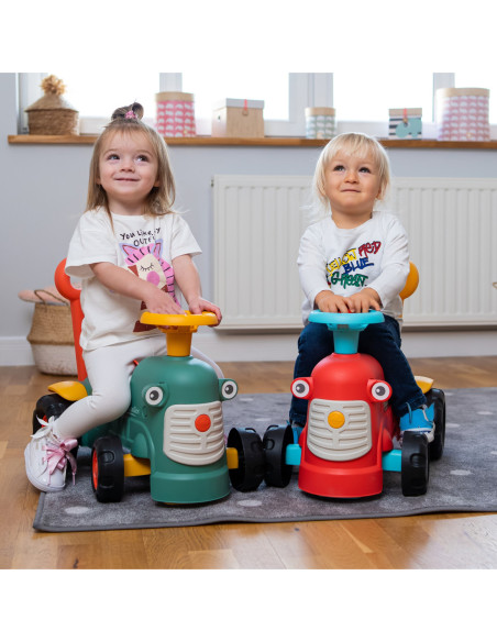 FALK Maurice Traktorek Jeździk Zielony Pchacz Odpychacz Schowek od 1 roku
