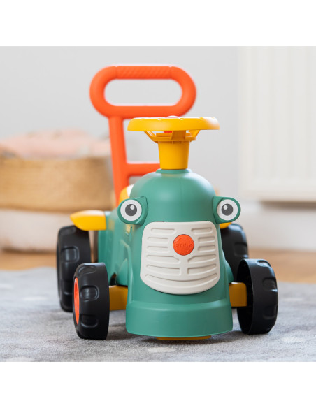 FALK Maurice Traktorek Jeździk Zielony Pchacz Odpychacz Schowek od 1 roku