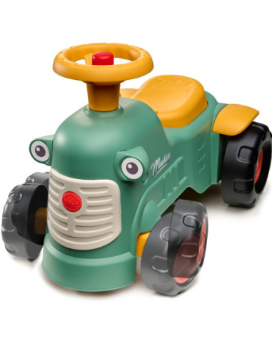 FALK Maurice Traktorek Jeździk Zielony Pchacz Odpychacz Schowek od 1 roku