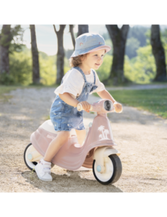 SMOBY Jeździk Skuter Różowy Pchacz 2