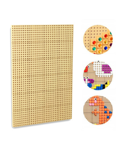 MASTERKIDZ Panel Ścienny Tablica Naukowa Kreatywna STEM 120x80 cm Bez Panelu Montażowego