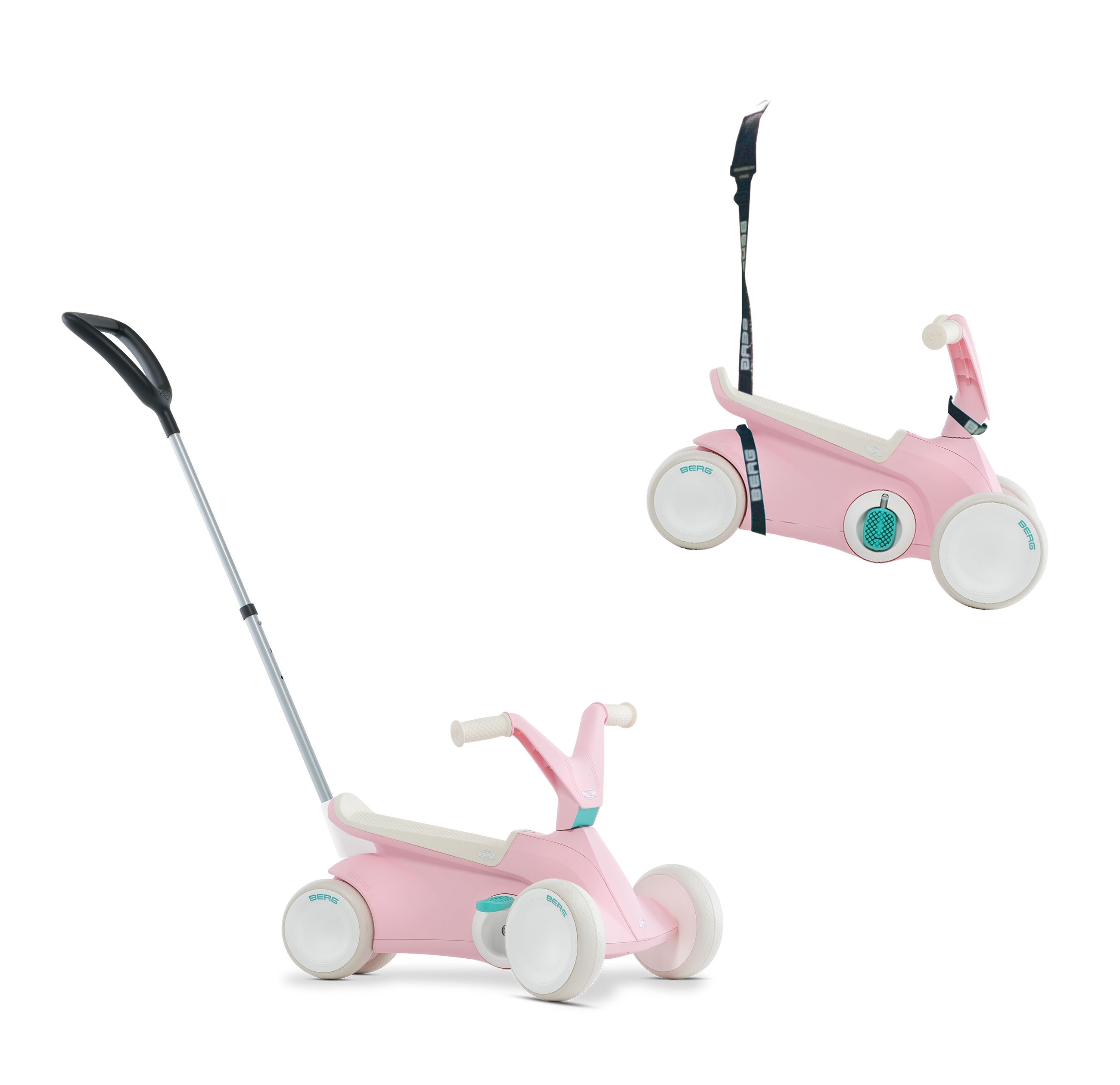 Gokart go² pedal ride 2in1 pink