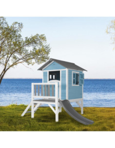 AXI Domek na Palach ze Zjeżdżalnia 118 cm 2