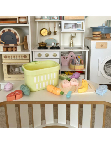 TOOKY TOY Drewniany Zestaw Żywność Warzywa Owoce