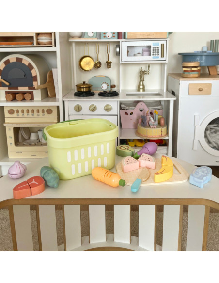 TOOKY TOY Drewniany Zestaw Żywność Warzywa Owoce