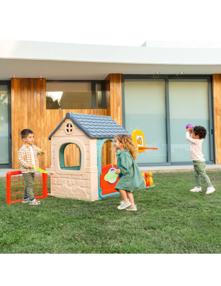 FEBER Dom Aktywności Casual Wielofunkcyjny 6 w 1 z Dołączonymi Grami