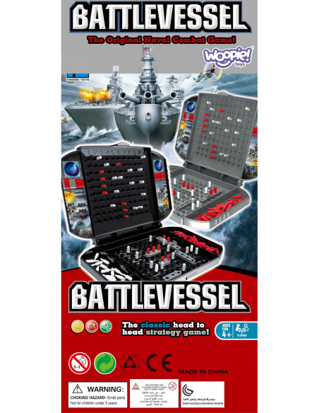 WOOPIE Gra Planszowa Statki MEGA BITWA MORSKA 4+