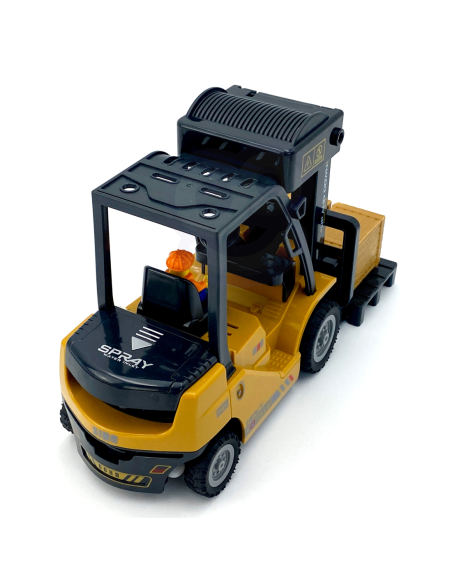 WOOPIE Zdalnie Sterowany Wózek Widłowy 2w1 Dźwig RC - Skala 1:24