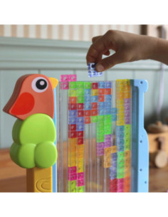 WOOPIE Gra Edukacyjna Tetris Kolorowe Klocki 2