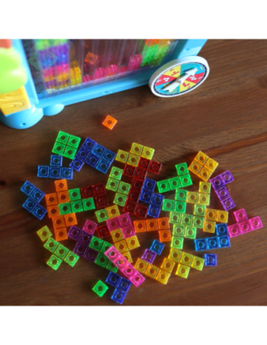 WOOPIE Gra Edukacyjna Tetris Kolorowe Klocki