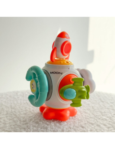 WOOPIE BABY Piłka Kosmiczna Rakieta 6w1 Montessori
