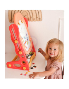 WOOPIE Tablica Dwustronna Magnetyczna Kreślarska Pisklak 57 el. 2