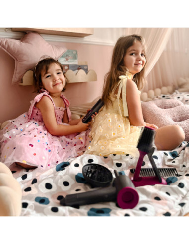 WOOPIE Zestaw Małego Fryzjera Suszarka Prostownica Akcesoria