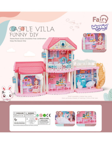 WOOPIE Domek dla Lalek CASTLE VILLA XXL