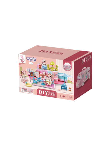 WOOPIE Kamper 2w1 Domek XXL Zestaw dla Lalek