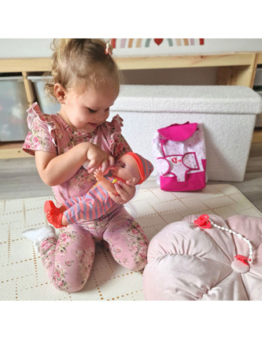 WOOPIE ROYAL Zestaw Opiekunka Lalka Bobas z Akcesoriami 19 el.