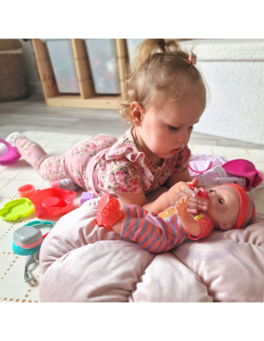 WOOPIE ROYAL Zestaw Opiekunka Lalka Bobas z Akcesoriami 19 el.