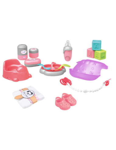 WOOPIE ROYAL Zestaw Opiekunka Lalka Bobas z Akcesoriami 19 el.