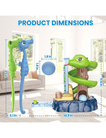 WOOPIE Zestaw Mini SNAKE GOLF