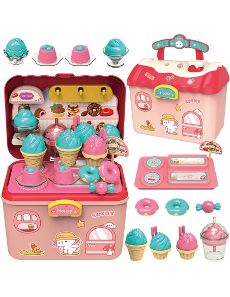 WOOPIE Lodziarnia 2w1 Walizka 16 el.