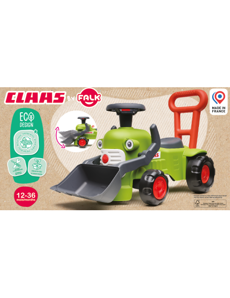 FALK Traktorek Jeździk z Przyczepką i Łyżką