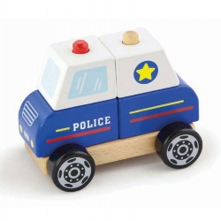 Viga Wooden Police Car