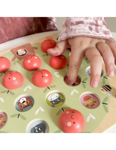TOOKY TOY Memory Gra Pamięciowa Jabłuszka
