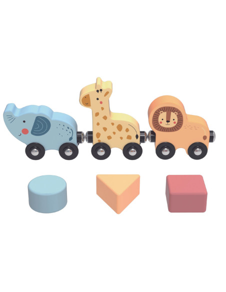 TOOKY TOY Drewniany Stół Aktywności Montessori Pętla Motoryczna