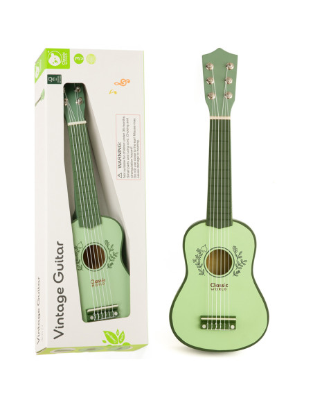CLASSIC WORLD Drewniana Gitara Vintage dla Dzieci 3+