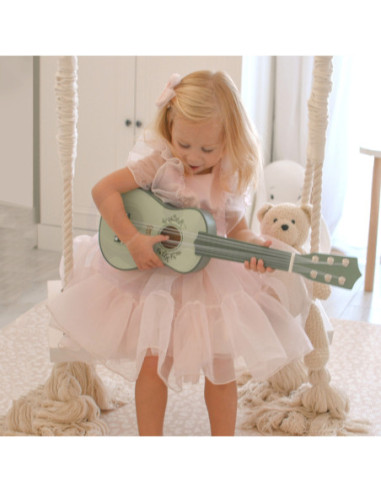 CLASSIC WORLD Drewniana Gitara Vintage dla Dzieci 3+