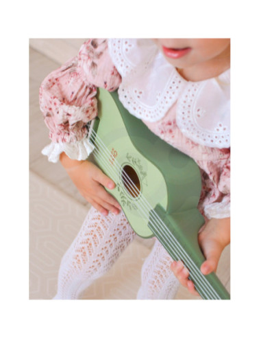 CLASSIC WORLD Drewniana Gitara Vintage dla Dzieci 3+