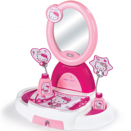 Smoby toaletka na biurko Hello Kitty Salon piękności + biżuteria dla dziewczynki