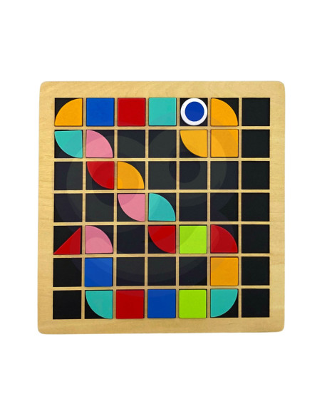TOOKY TOY Mozaika Drewniana Układanka Montessori