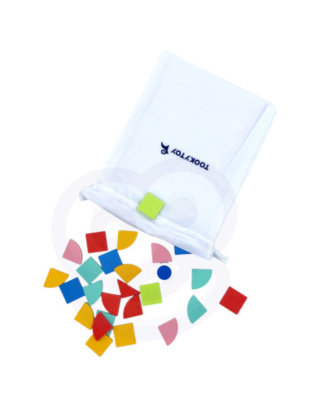 TOOKY TOY Mozaika Drewniana Układanka Montessori