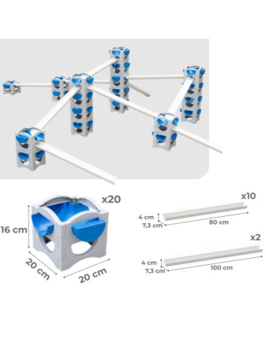 CLASSIC WORLD EDU Plac Zabaw Zabawka Wodna Rurki