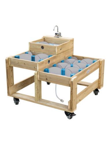 CLASSIC WORLD EDU Drewniany Mobilny Stół Wodny