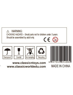 CLASSIC WORLD EDU Obrotowy Stojak na Kubeczki z Farbą 2