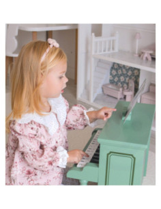 CLASSIC WORLD Pianinko Vintage + Książeczka do Nauki 2